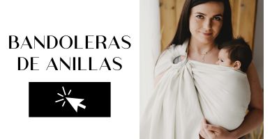 Bandoleras de anillas para portear al recién nacido y al niño pequeño