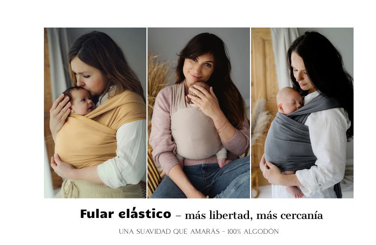 ¿Qué fular elástico para recién nacido y bebé? Porteo cómodo desde los primeros días de vida