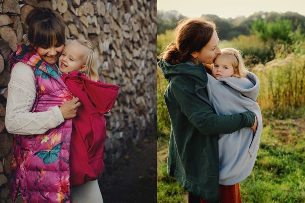 Noszenie dzieci jesienią i zimą – osłonka polarowa czy softshell?