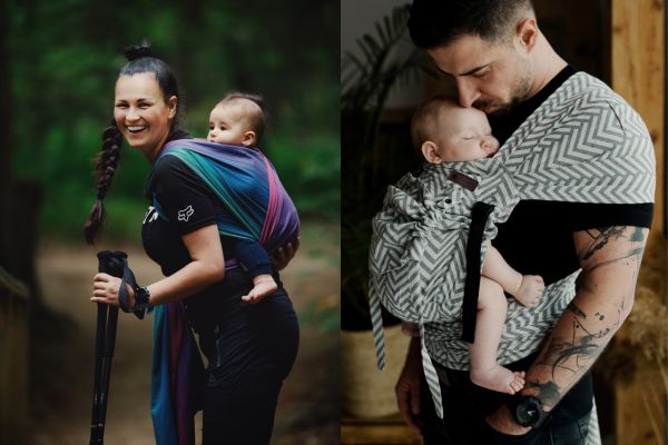 Jak podróżować z małym dzieckiem? Chusta czy nosidełko w podróży