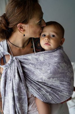 Ring Sling Tragetuch Lotus Bloom - Größe M (2m)