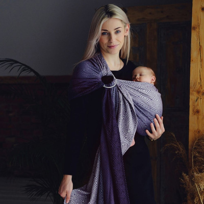 Ring Sling TENCEL™ Iris Cube size M (2 m)