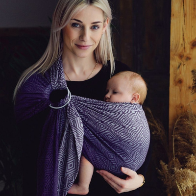 Bandolera de anillas TENCEL™ Iris Cube - talla M (2m)