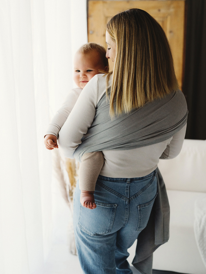 Ring sling Gray Moonstone - size M (2m) /2nd class