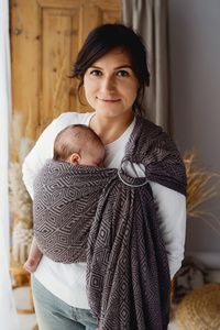 Ring Sling Tragetuch Bitter Cube - Größe L (2,3m)