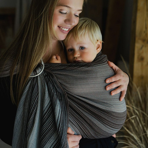 Ring Sling Tragetuch Brown Path - Größe S (1,7m)