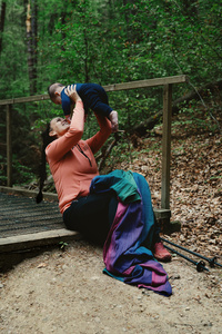 Buntes Bambus-Tragetuch für Kinder Misty Zircon 4,6 m – zart und atmungsaktiv