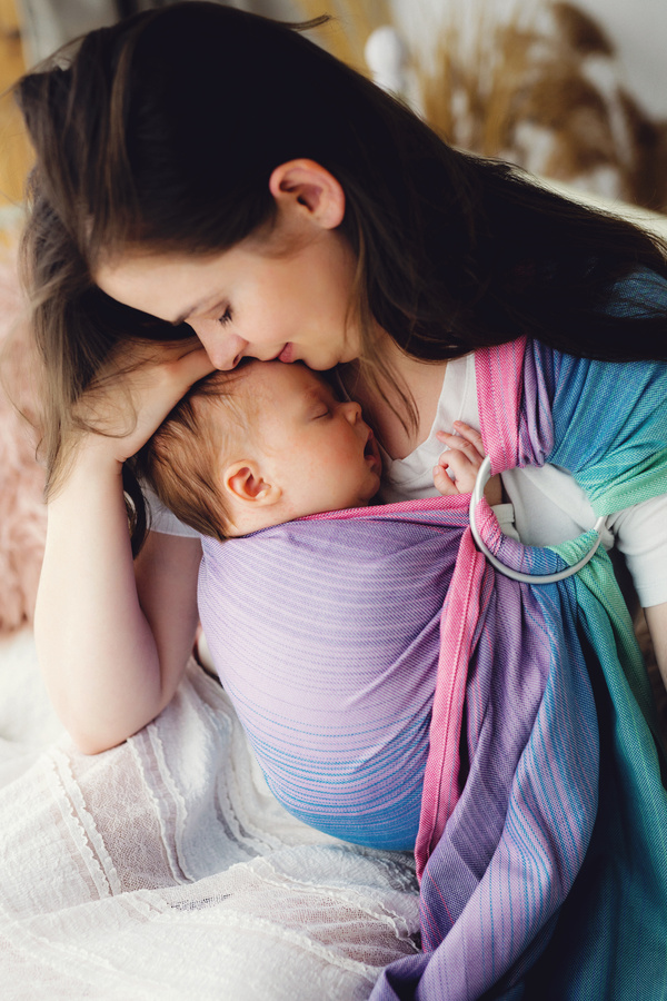 Ring sling Bamboo Zircon - Größe S (1,7 m) /2. Wahl