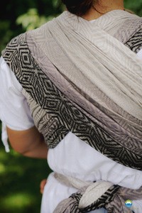 Baby Sling TENCEL™ Smokey Cube size 4/2nd quality