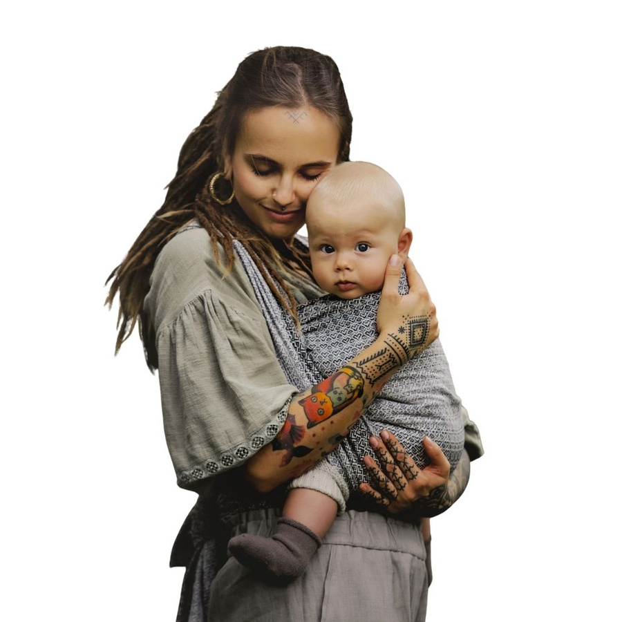 Baby Sling Lovely Fog size 4
