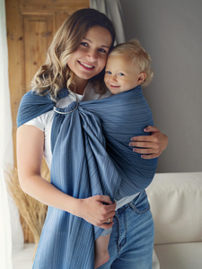 Ring Sling mit Bambus – Bamboo Celestite Größe M (2,0 m)