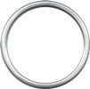 Silberne Aluminium-Tragetuchringe für Ringslings, Größe S