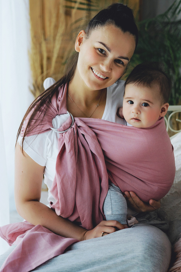 Ring sling Pure Linen Hutt Lagoon - size M (2 m) /2nd grade