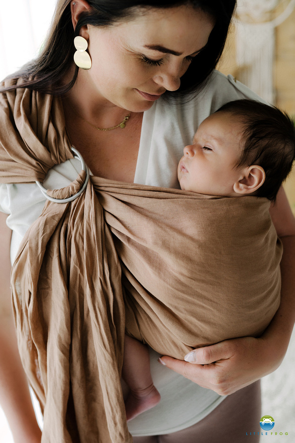 Ring sling Pure Linen Almond - size S (1,7 m)