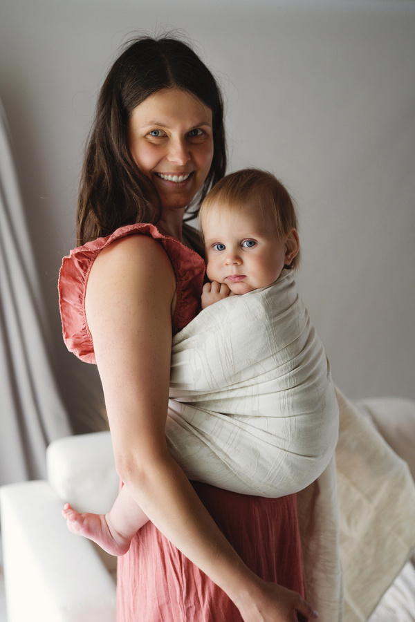 Ring Sling Linen Summer Meadow - taille S (1,7 m)
