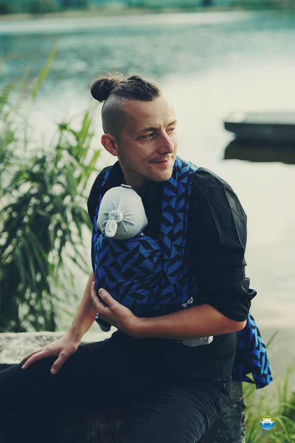 Fular tejido Indigo Dust - talla 5 (4,2 m )