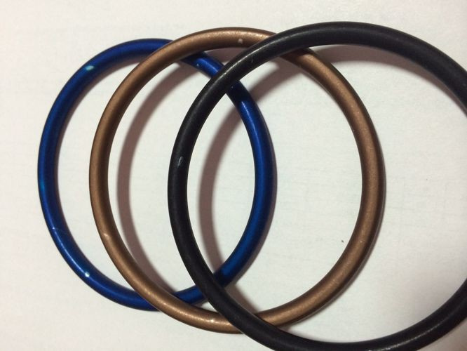 Alluminium sling rings L - PINK
