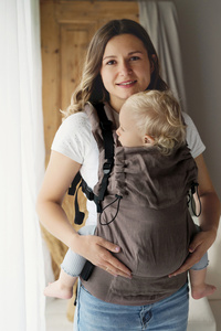 Ergonomic Baby Carrier Prime - Pure Linen Frappe