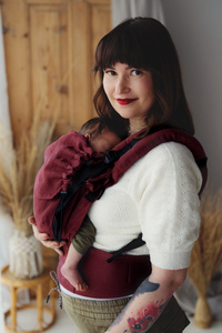 Marsupio in lino Prime - Pure Linen Marsala