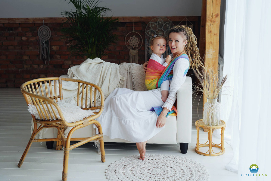 Chusta do noszenia dziecka TENCEL™ Daisy Agat 4,2 m/II gatunek