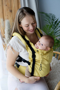 Baby Carrier Prime Pure Linen Amalfi Lemon