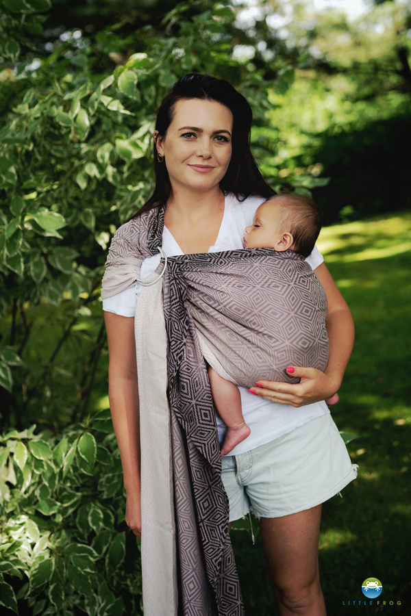 Ring Sling Tencel Charmy Cube - taille M (2m) /2e choix