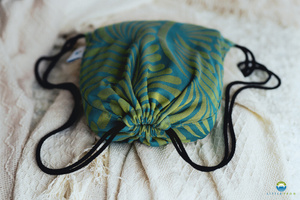 Drawstring Bag for wrap/sling - Spring Plumes