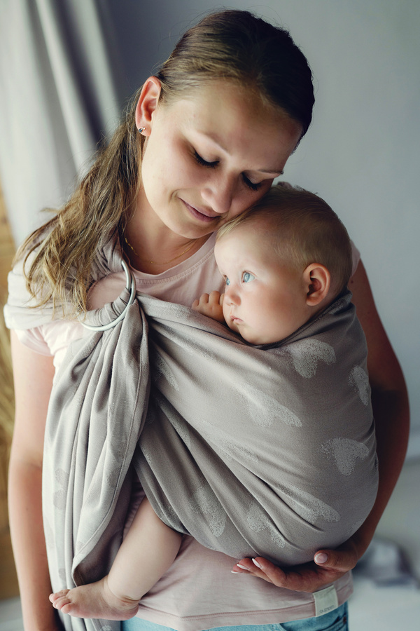 Sling cu inele TENCEL™ Hazy Love Drift - mărimea S (1,7 m)