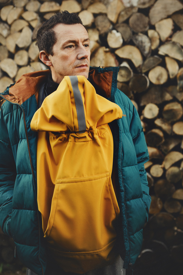 Protecție softshell pentru eșarfă port-bebe și marsupiu - Sunshine