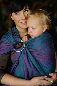 Ring Sling Tragetuch Lovely Nightfall - Größe S (1,7 m)