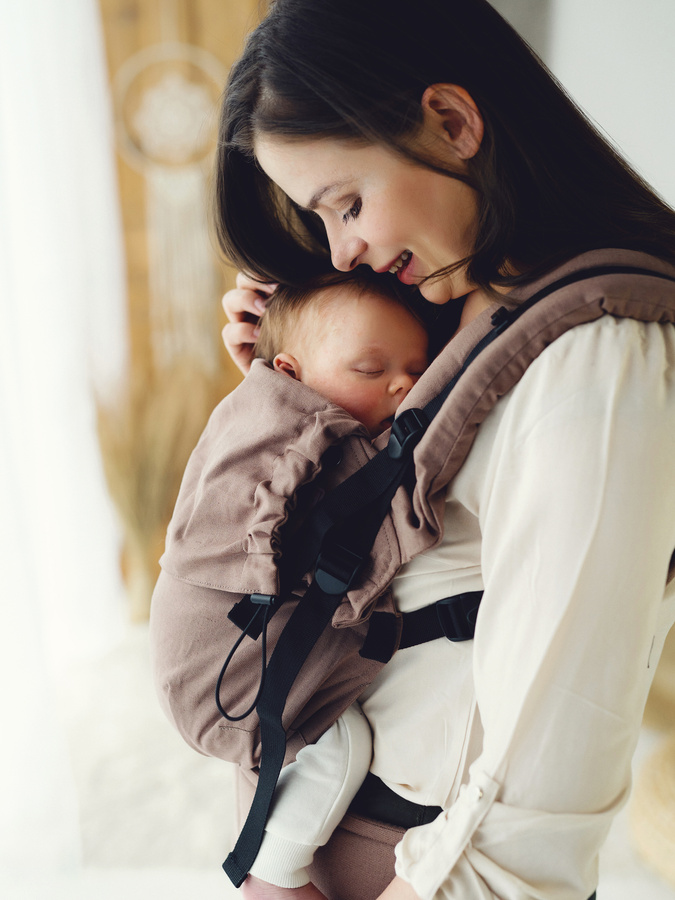 Baby Carrier Prime Linen Mocha 