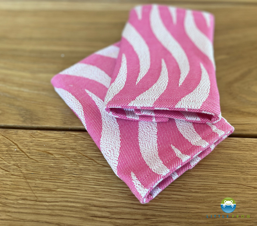 Protège-bretelles pour porte-bébé - Fuchsia Waves