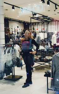Eșarfă port-bebe țesută TENCEL™ Aurora Cube mărimea 6 – multicoloră, cu model geometric