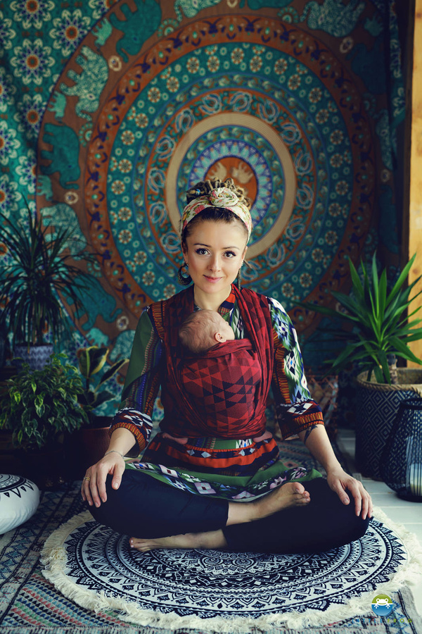 Chusta do noszenia dziecka Ruby Illusion 3,6 m