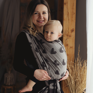 Écharpe de portage marron Cosy Love taille 7 – pour bébé et bambin