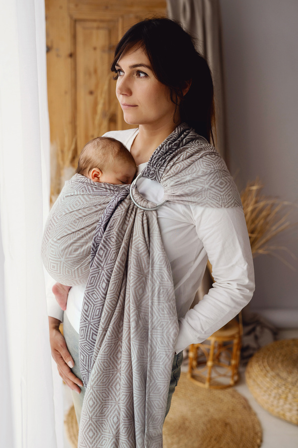 Sling cu inele TENCEL™ Calm Cube mărimea M (2 m) /Calitatea a II-a