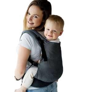 Marsupiu Swift Toddler Slate Moonstone – gri și negru, ergonomic pentru copii de 12–36 luni