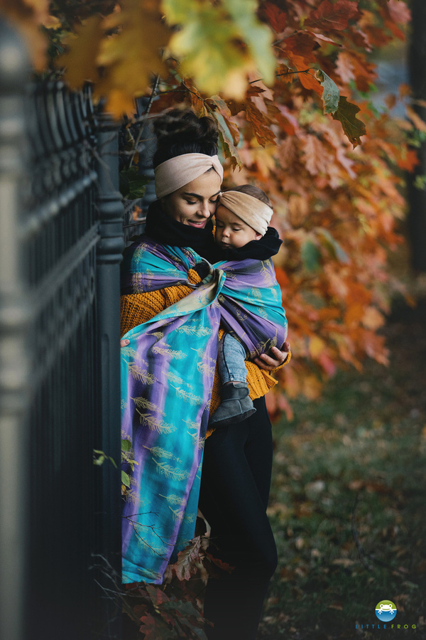 Ring Sling Tragetuch- Gone with the wind - Größe S (1,7 m)