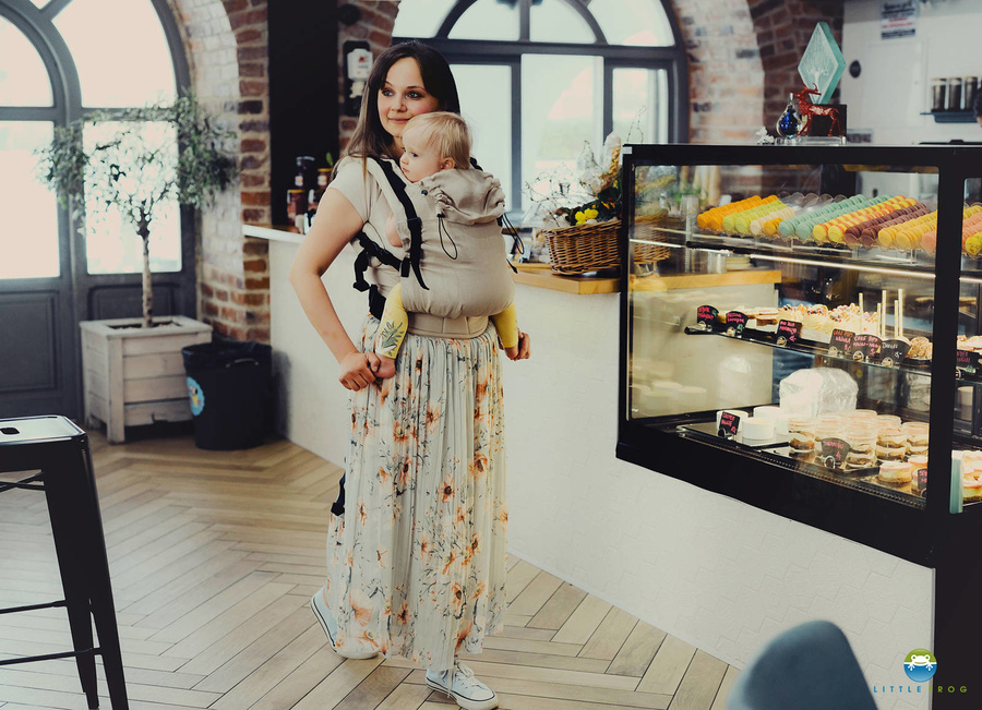 Baby Carrier Prime Pure Linen Saharan Dust