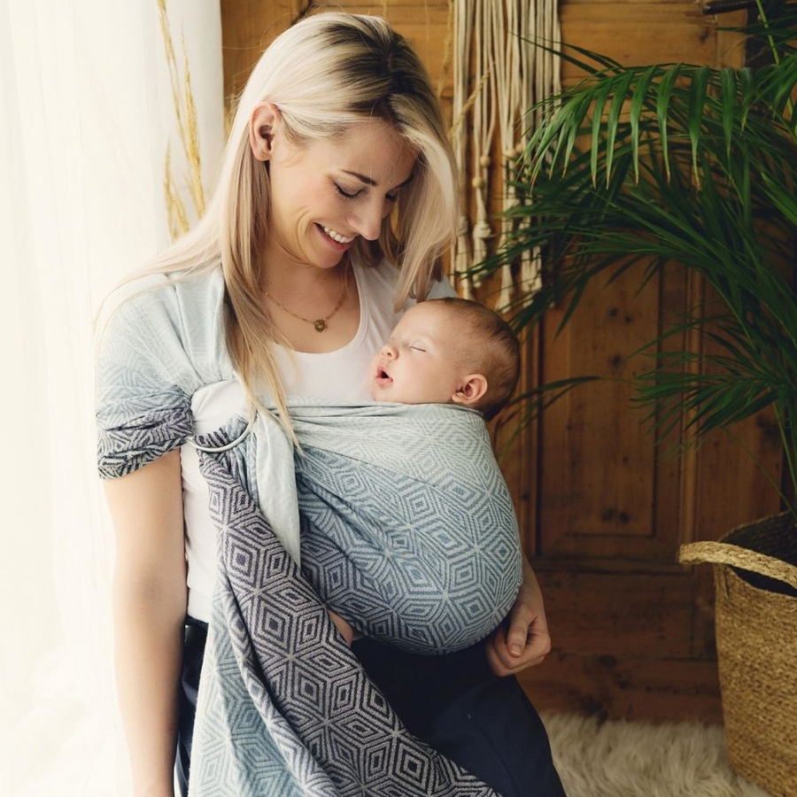 Ring Sling TENCEL™ Rocky Cube - taille L (2 ,3m)
