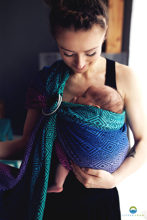 Ring Sling Dark Aurora Cube - taille S (1,7 m) /2e choix