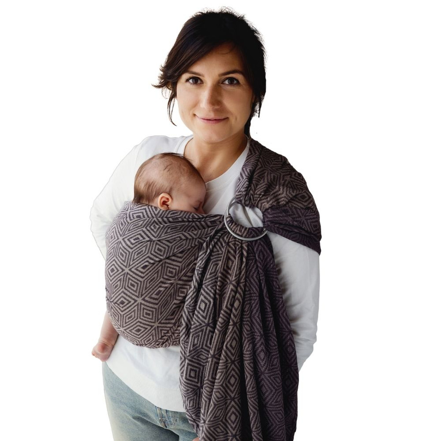 Ring Sling Tragetuch Bitter Cube - Größe L (2,3m)