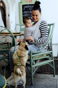 Écharpe de portage Grey Cube - taille 7