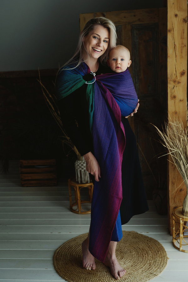 Ring Sling Tragetuch Zircon - Größe S (1,7m)/2. Wahl