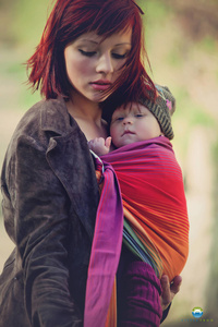 Ring sling Ammolite in Love - size M (2m)