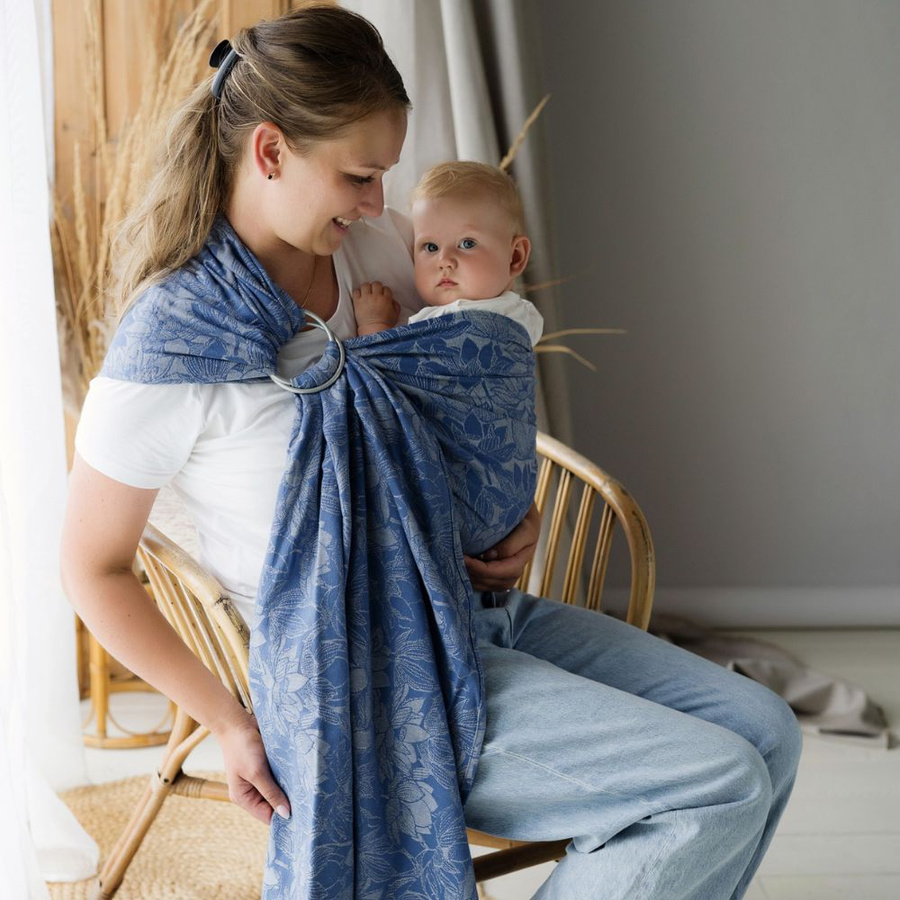 Ring Sling Linen Lotus Breeze L (2,3m)