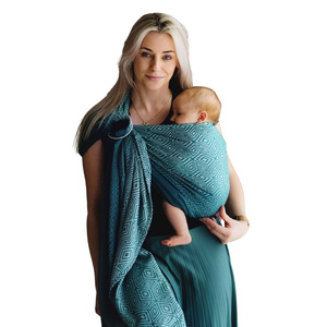 Bandolera de anillas Jade Cube talla L - verde gris, fácil de usar