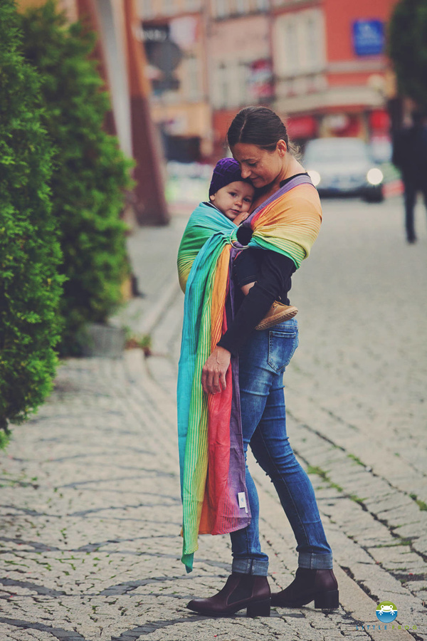 Ring Sling Tragetuch Linen Ammolite - Größe M (2 m)