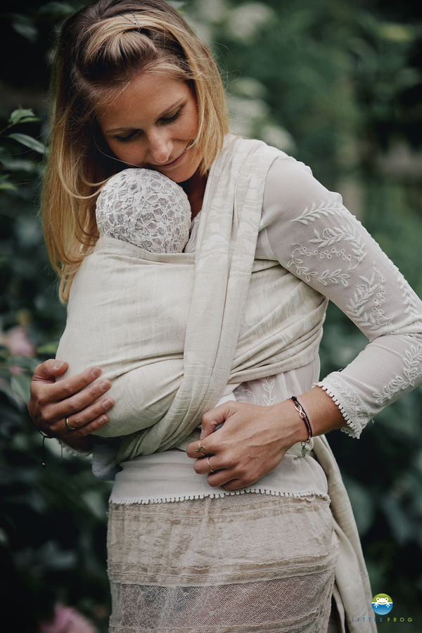 Fular tejido Linen Summer Meadow - talla 4