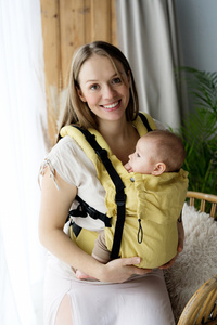 Baby Carrier Prime Pure Linen Amalfi Lemon